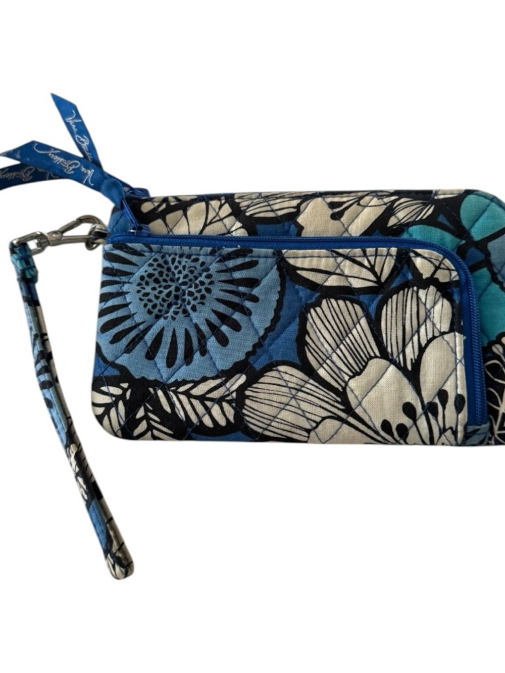 Vera Bradley Blue Bayou Floral Clutch Wristlet